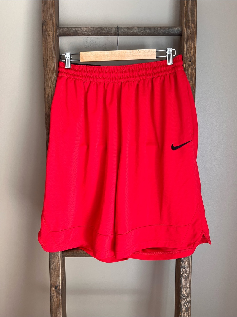 Nike Dri Fit Men’s Red Athletic Basketball Shorts